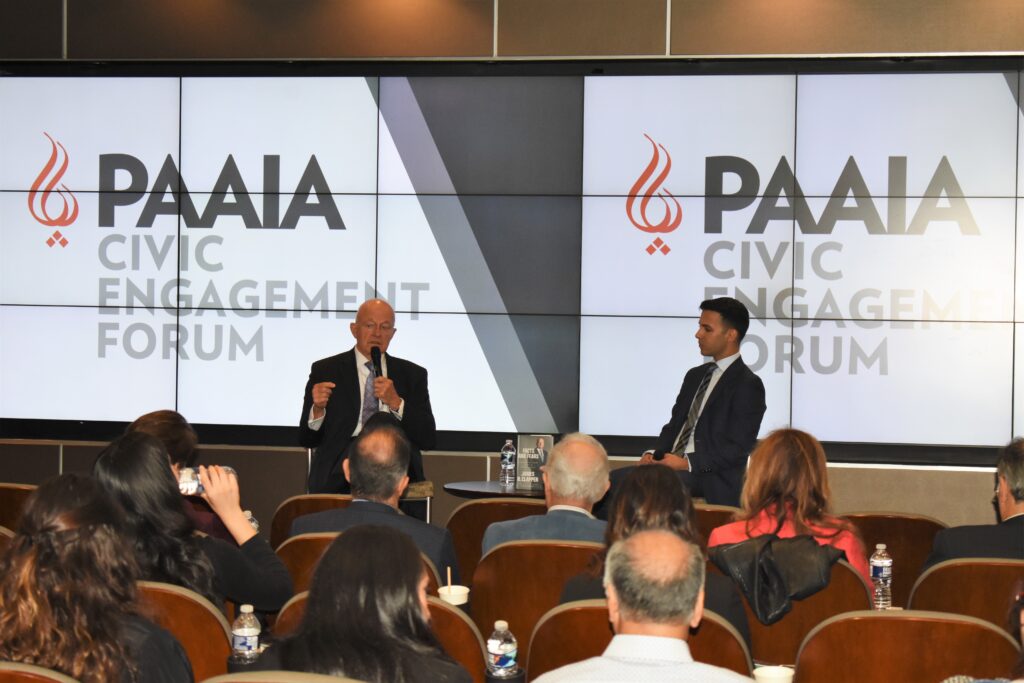 Rt. Lt. Gen. James Clapper and Ali Vaez